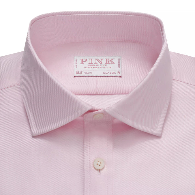 Pale Pink Classic Fit Royal Twill Formal Shirt