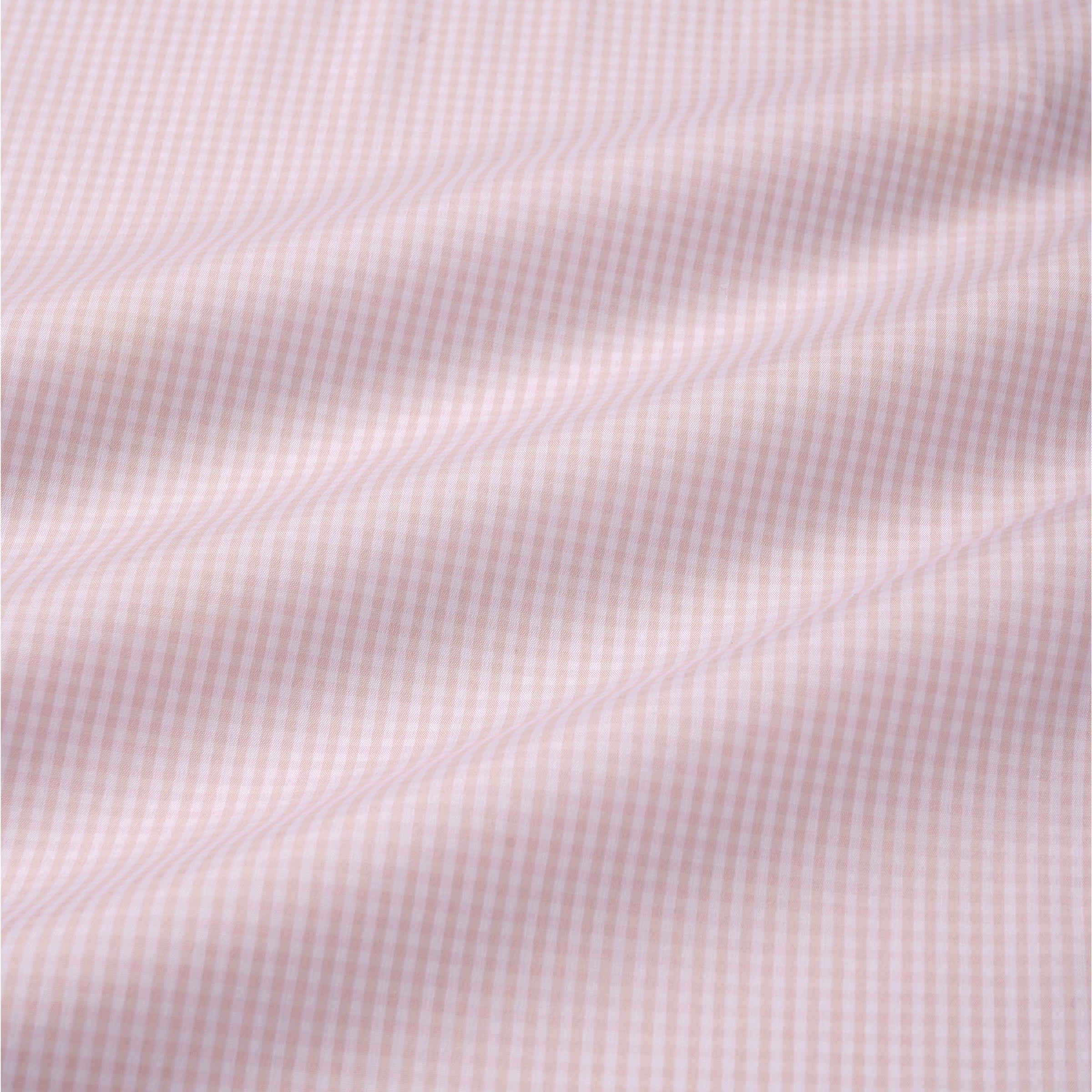Pale Pink & White Classic Fit Essential Gingham Formal Shirt