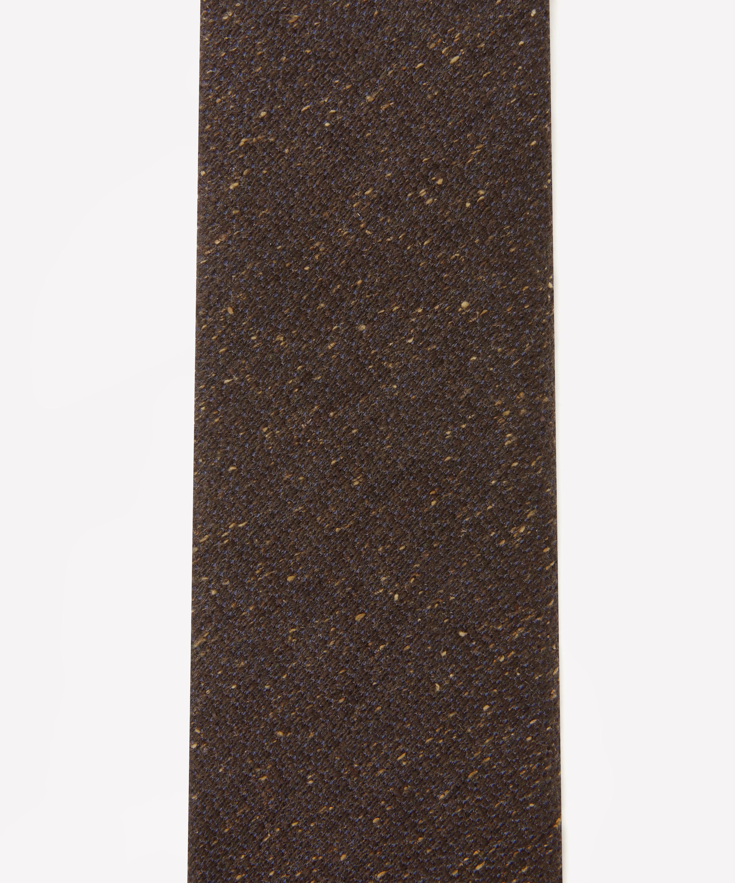 Chocolate Textured Slub Silk Tie