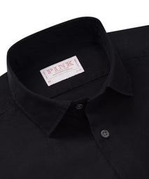 Dark Navy Blue Slim Fit Smart Casual Dark Indigo Shirt