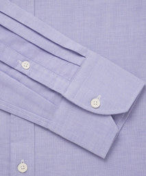 Blue Slim Fit Open Weave Oxford Formal Shirt